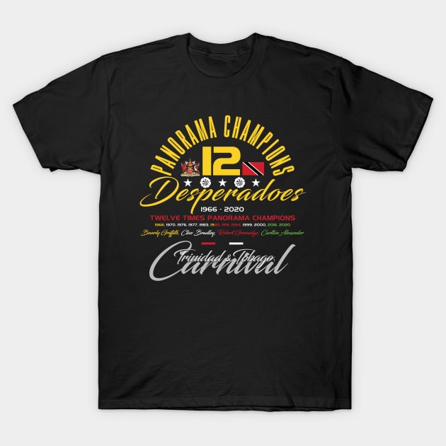 Desperadoes 12 times Panorama Champions T-Shirt by JC-TSHIRTS